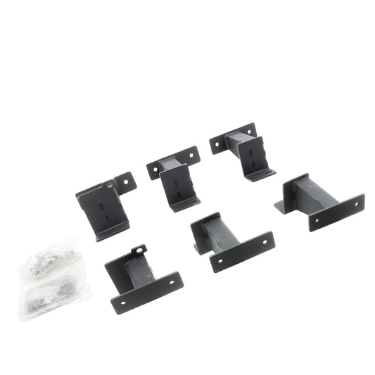 Go Rhino 18-24 Jeep Wrangler JLU 4dr Brackets for Dominator Xtreme Frame Slider - Tex. Blk