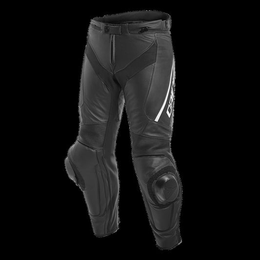 Dainese Delta 3 Perforated Leather Pants Black/White Size - 58