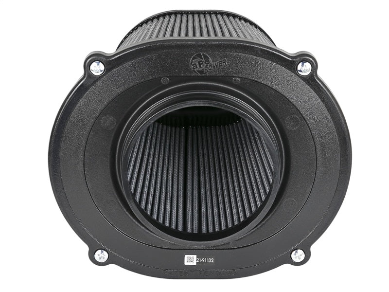 aFe Quantum Pro DRY S Air Filter Inverted Top - 5in Flange x 8in Height - Dry PDS - Precision R