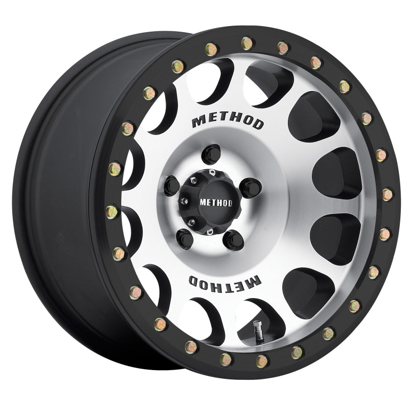 Method MR105 Beadlock 17x9 -38mm Offset 6x5.5 108mm CB Machined w/Matte Black Ring Wheel