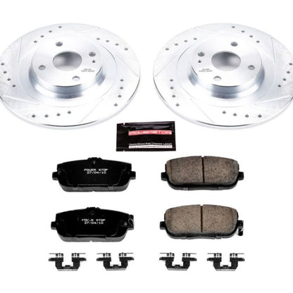 Power Stop 17-19 Fiat 124 Spider Rear Z23 Evolution Sport Brake Kit