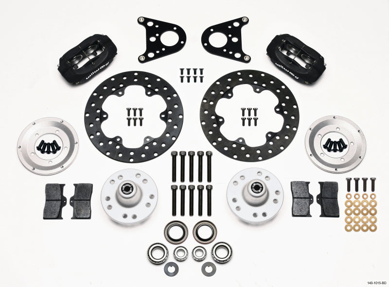 Wilwood Forged Dynalite Front Drag Kit Drilled Rotor Art Morrison Strut