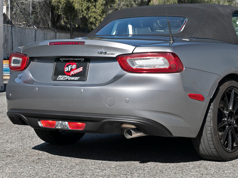 AFE FIAT 124 Spider I4-1.4L (t) Mach Force-Xp 2-1/2 In 304 Stainless Steel Axle-Back Exhaust Precision R