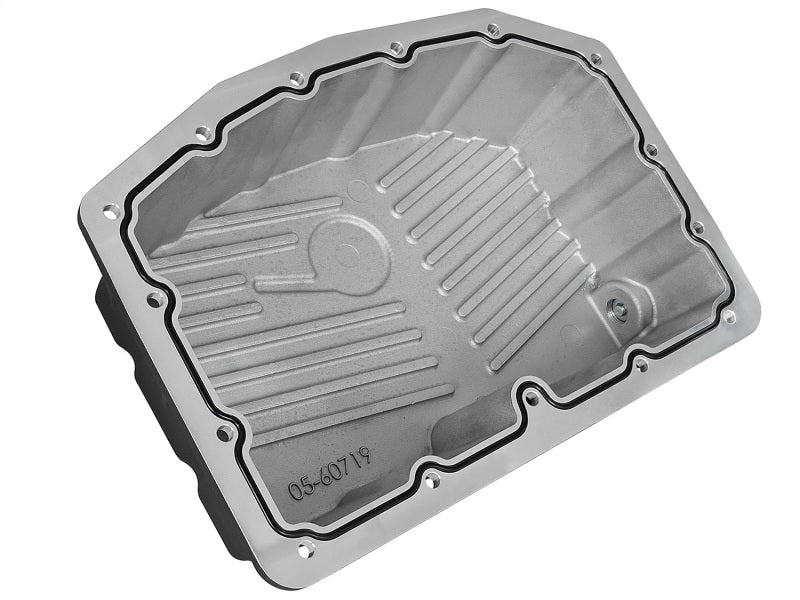 AFE Pro Series Engine Oil Pan Black w/Machined Fins; 11-16 Ford Powerstroke V8-6.7L (td) Precision R