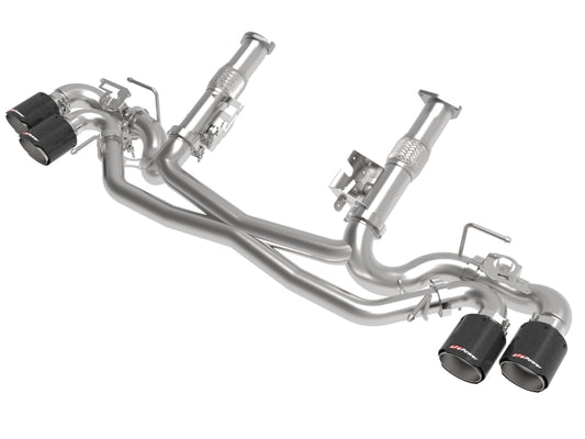 AFe MACH Force-Xp 304 Stainless Steel Cat-Back Exhaust Carbon 2020 Chevrolet Corvette C8 Precision R