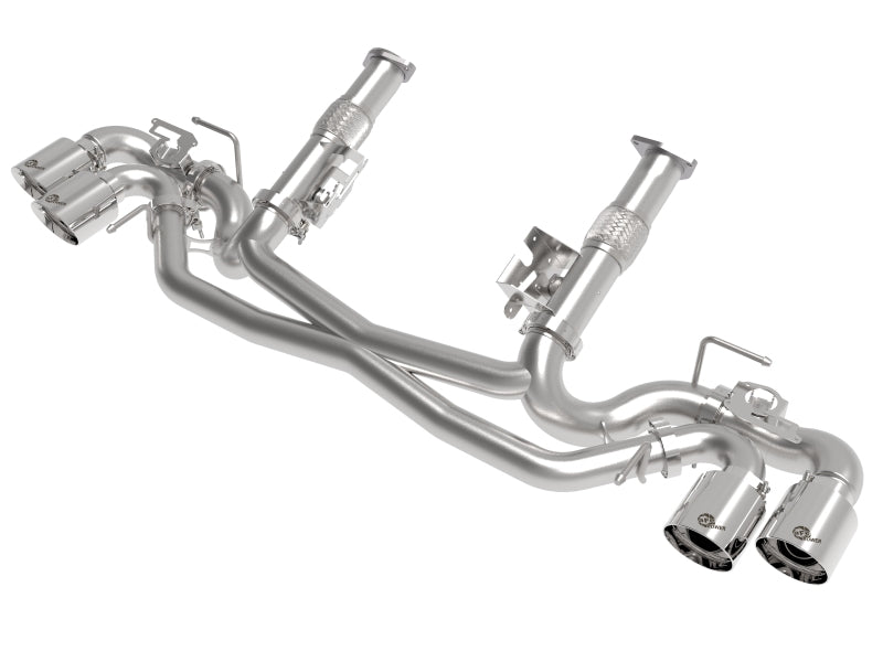 AFe MACH Force-Xp 304 Stainless Steel Cat-Back Exhaust Polished 2020 Chevrolet Corvette C8 Precision R