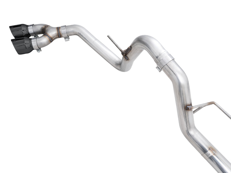 AWE 0FG 21+ Ford F150 Dual Side Exit Cat-Back Exhaust - 4.5in Diamond Black Tips - Precision R