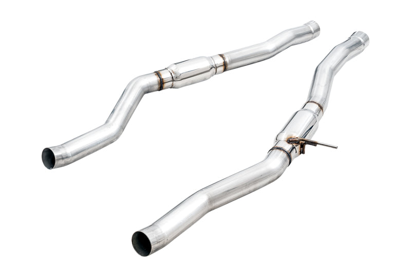 AWE 2020 Toyota Supra A90 Resonated Touring Edition Exhaust - 5in Chrome Silver Tips - Precision R