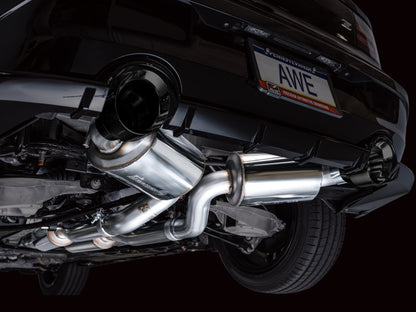 AWE 2023 Nissan Z RZ34 RWD Touring Edition Catback Exhaust System w/ Diamond Black Tips - Precision R