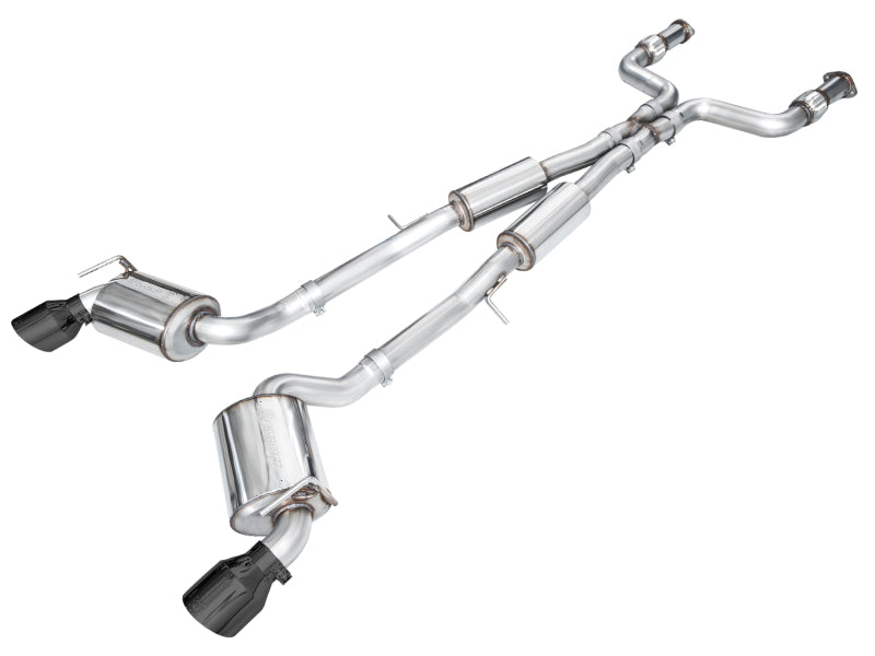 AWE 2023 Nissan Z RZ34 RWD Touring Edition Catback Exhaust System w/ Diamond Black Tips - Precision R