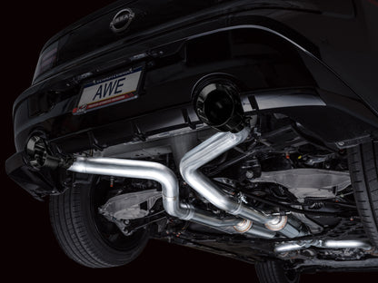 AWE 2023 Nissan Z RZ34 RWD Track Edition Catback Exhaust System w/ Diamond Black Tips - Precision R