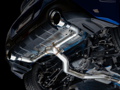 AWE Subaru BRZ/ Toyota GR86/ Toyota 86 Track Edition Cat-Back Exhaust- Chrome Silver Tips - Precision R