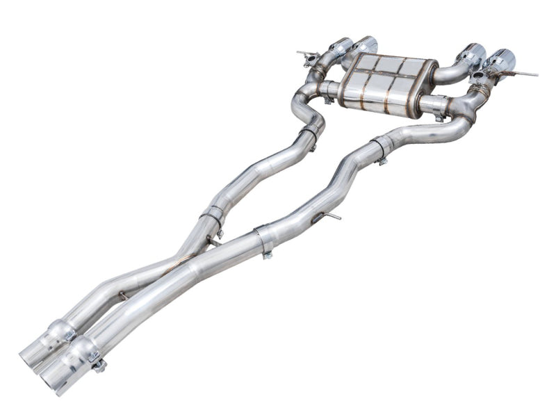 AWE SwitchPath Catback Exhaust for BMW G8X M3/M4 - Chrome Silver Tips - Precision R