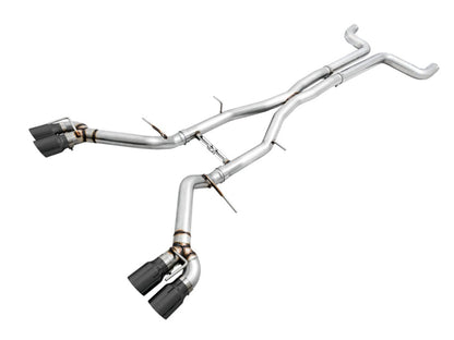 AWE Tuning 16-19 Chevy Camaro SS Non-Res Cat-Back Exhaust - Track Edition (Quad Diamond Black Tips) - Precision R