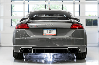 AWE Tuning 18-19 Audi TT RS 2.5L Turbo Coupe 8S/MK3 SwitchPath Exhaust w/Diamond Black RS-Style Tips - Precision R