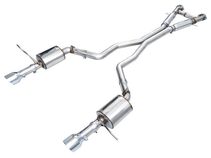 AWE Tuning 18-23 Dodge Durango SRT & Hellcat Touring Edition Exhaust - Chrome Silver Tips - Precision R