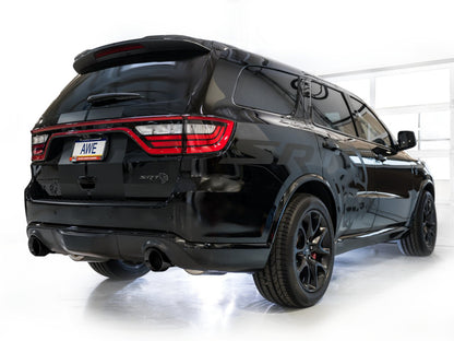 AWE Tuning 18-23 Dodge Durango SRT & Hellcat Touring Edition Exhaust - Diamond Black Tips - Precision R