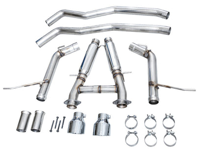 AWE Tuning 18-23 Dodge Durango SRT & Hellcat Track Edition Exhaust - Chrome Silver Tips - Precision R