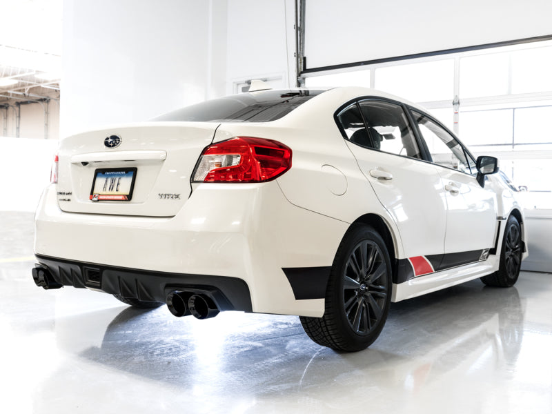 AWE Tuning 2015+ Subaru WRX VA Sedan Touring Edition Exhaust - Diamond Black Tips (102mm) - Precision R