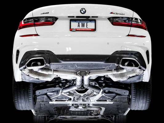 AWE Tuning 2019+ BMW M340i (G20) Track Edition Exhaust (Use OE Tips) - Precision R