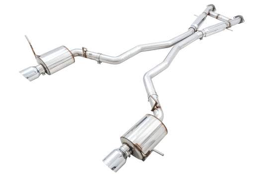 AWE Tuning 2020 Jeep Grand Cherokee SRT Touring Edition Exhaust - Chrome Silver Tips - Precision R