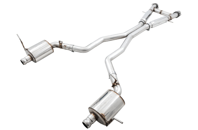 AWE Tuning 2020 Jeep Grand Cherokee SRT Touring Edition Exhaust - Chrome Silver Tips - Precision R