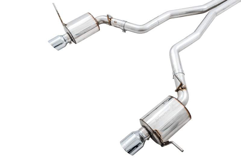 AWE Tuning 2020 Jeep Grand Cherokee SRT Touring Edition Exhaust - Chrome Silver Tips - Precision R