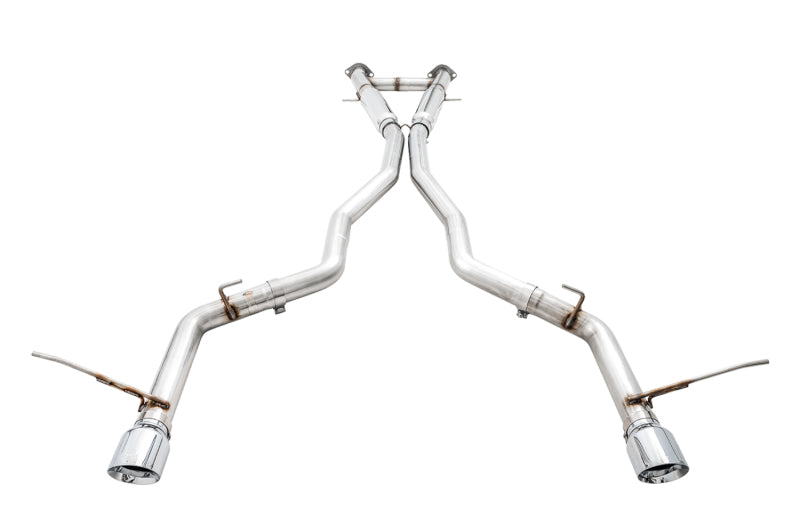 AWE Tuning 2020 Jeep Grand Cherokee SRT Track Edition Exhaust - Chrome Silver Tips - Precision R