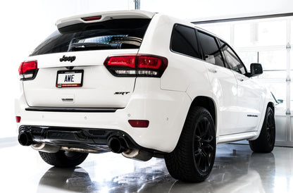 AWE Tuning 2020 Jeep Grand Cherokee SRT Track Edition Exhaust - Chrome Silver Tips - Precision R