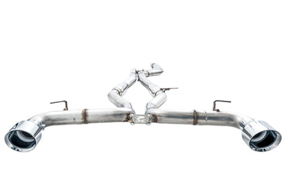 AWE Tuning 2020 Toyota Supra A90 Track Edition Exhaust - 5in Chrome Silver Tips - Precision R