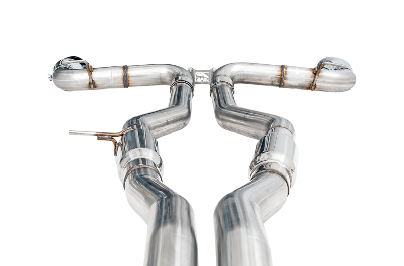 AWE Tuning 2020 Toyota Supra A90 Track Edition Exhaust - 5in Chrome Silver Tips - Precision R