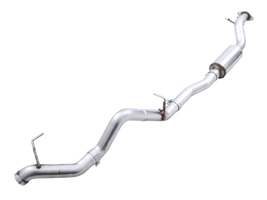 AWE Tuning 2021+ Ford Bronco 0FG Exhaust (No Tips) w/ Bash Guard - Precision R