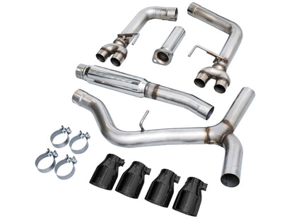 AWE Tuning 2022+ VB Subaru WRX Track Edition Exhaust - Diamond Black Tips - Precision R