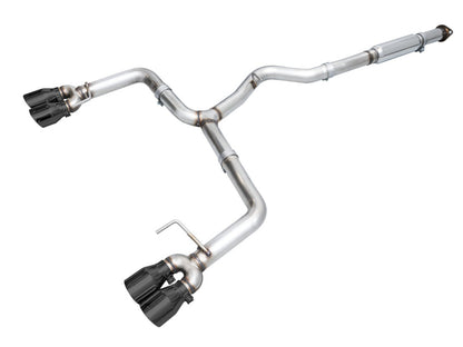 AWE Tuning 2022+ VB Subaru WRX Track Edition Exhaust - Diamond Black Tips - Precision R