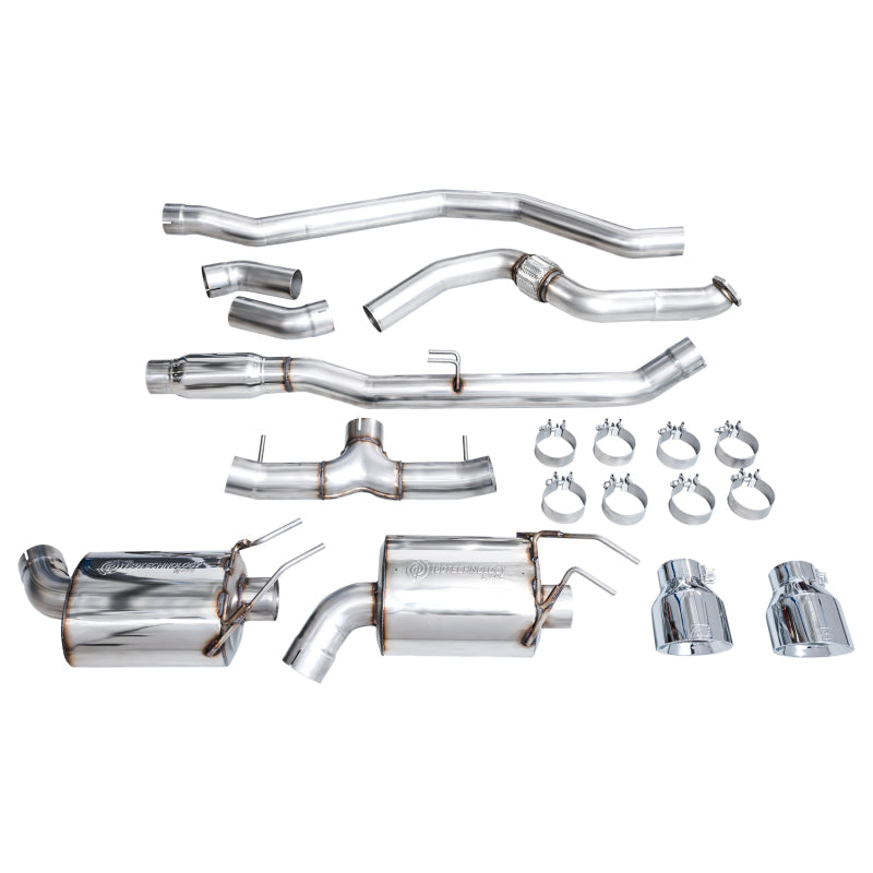 AWE Tuning 22+ Honda Civic Si/Acura Integra Touring Edition Catback Exhaust - Dual Chrome Silver Tip - Precision R