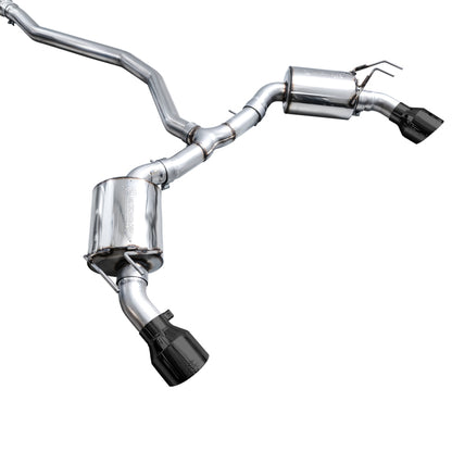 AWE Tuning 22+ Honda Civic Si/Acura Integra Touring Edition Catback Exhaust - Dual Diamond Black Tip - Precision R