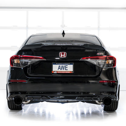 AWE Tuning 22+ Honda Civic Si/Acura Integra Touring Edition Catback Exhaust - Dual Diamond Black Tip - Precision R