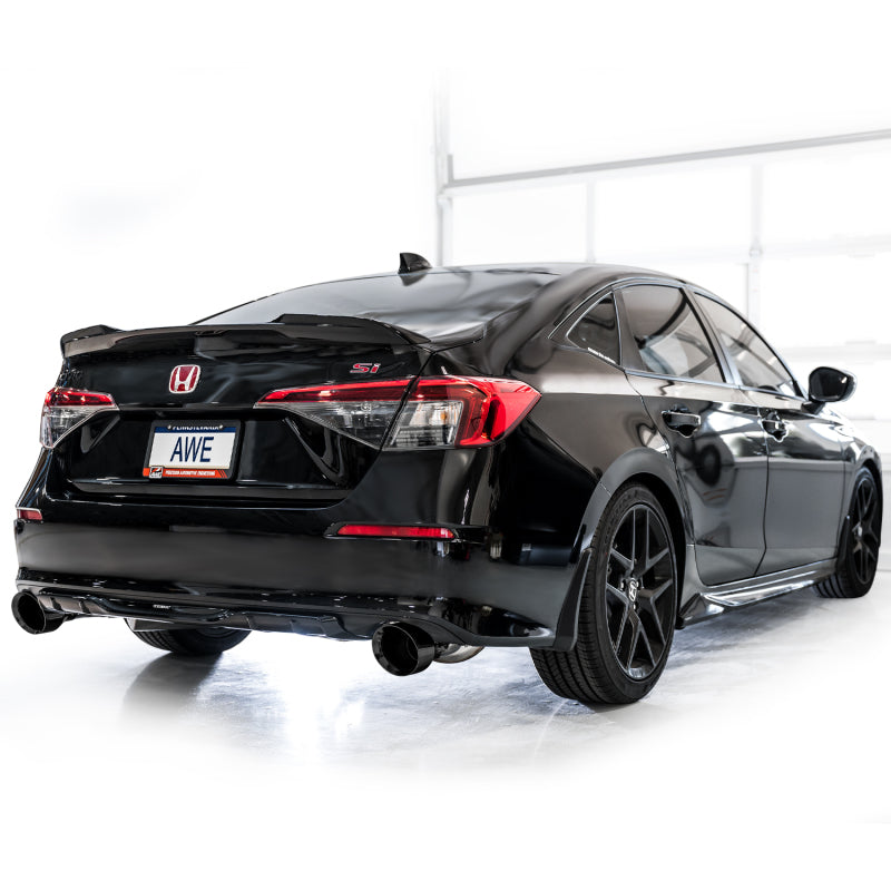 AWE Tuning 22+ Honda Civic Si/Acura Integra Touring Edition Catback Exhaust - Dual Diamond Black Tip - Precision R