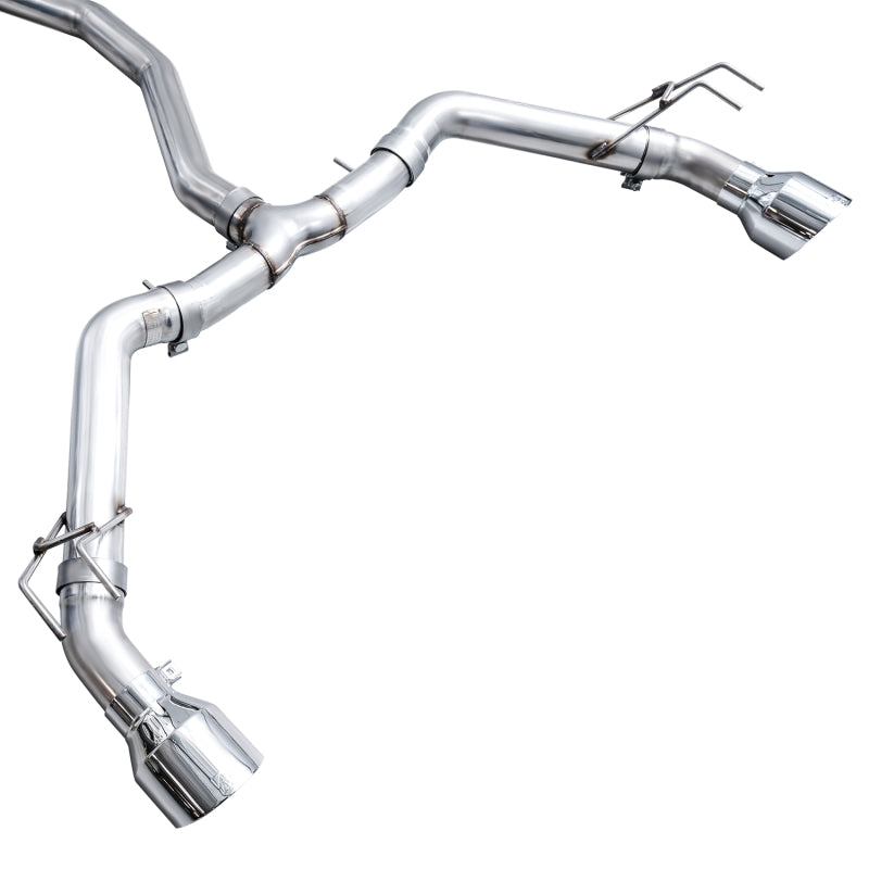 AWE Tuning 22+ Honda Civic Si/Acura Integra Track Edition Catback Exhaust - Dual Chrome Silver Tips - Precision R