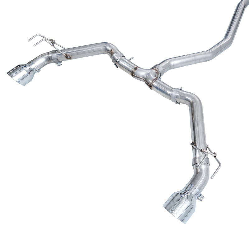 AWE Tuning 22+ Honda Civic Si/Acura Integra Track Edition Catback Exhaust - Dual Chrome Silver Tips - Precision R