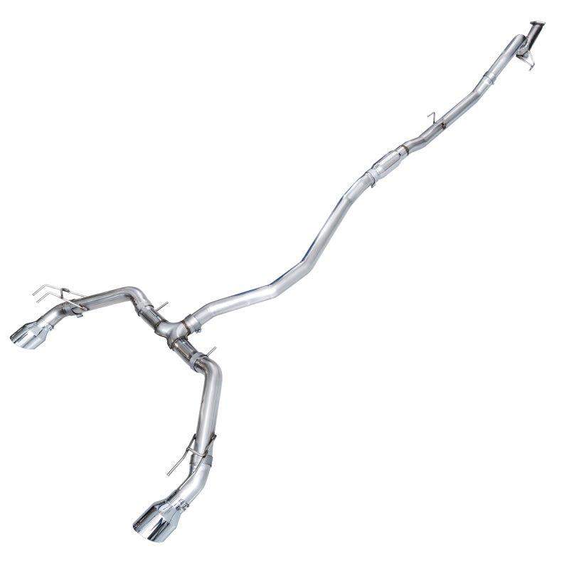 AWE Tuning 22+ Honda Civic Si/Acura Integra Track Edition Catback Exhaust - Dual Chrome Silver Tips - Precision R