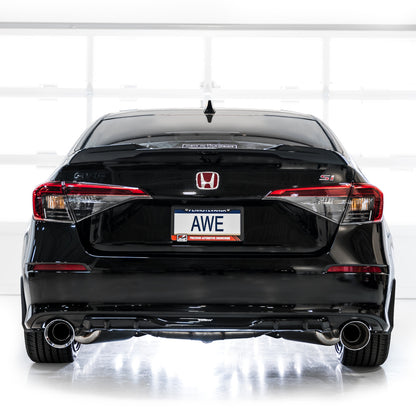 AWE Tuning 22+ Honda Civic Si/Acura Integra Track Edition Catback Exhaust - Dual Chrome Silver Tips - Precision R