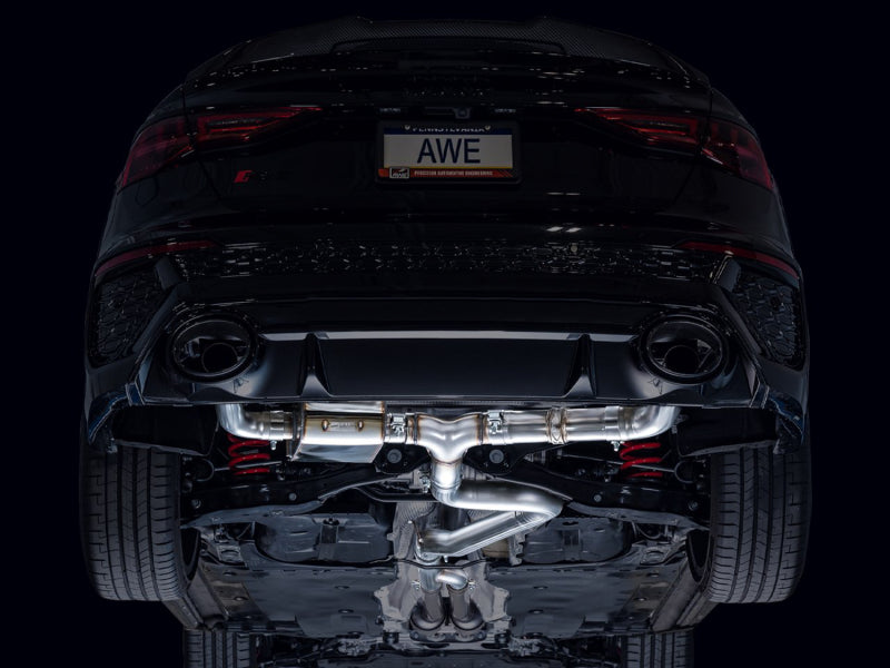 AWE Tuning Audi 22-23 8Y RS3 Cat-Back SwitchPath Exhaust (No Tips) - Precision R