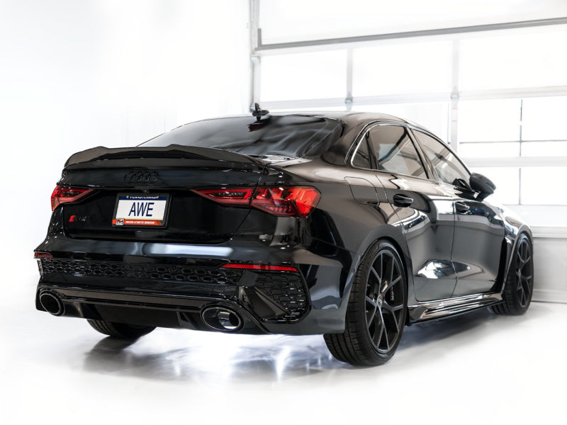 AWE Tuning Audi 22-23 8Y RS3 Cat-Back SwitchPath Exhaust (No Tips) - Precision R