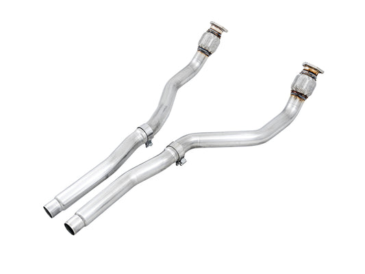 AWE Tuning Audi B8 4.2L Non-Resonated Downpipes for RS5 - Precision R