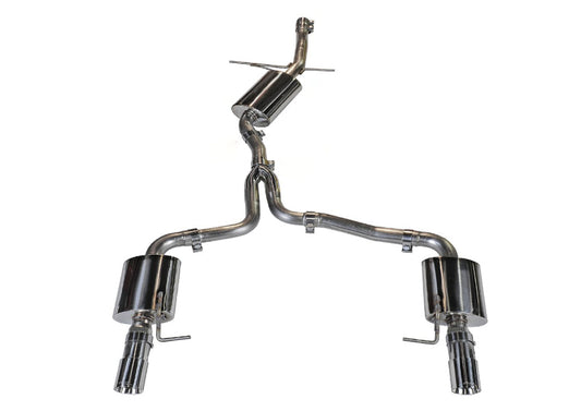 AWE Tuning Audi B8.5 All Road Touring Edition Exhaust - Dual Outlet Diamond Black Tips - Precision R