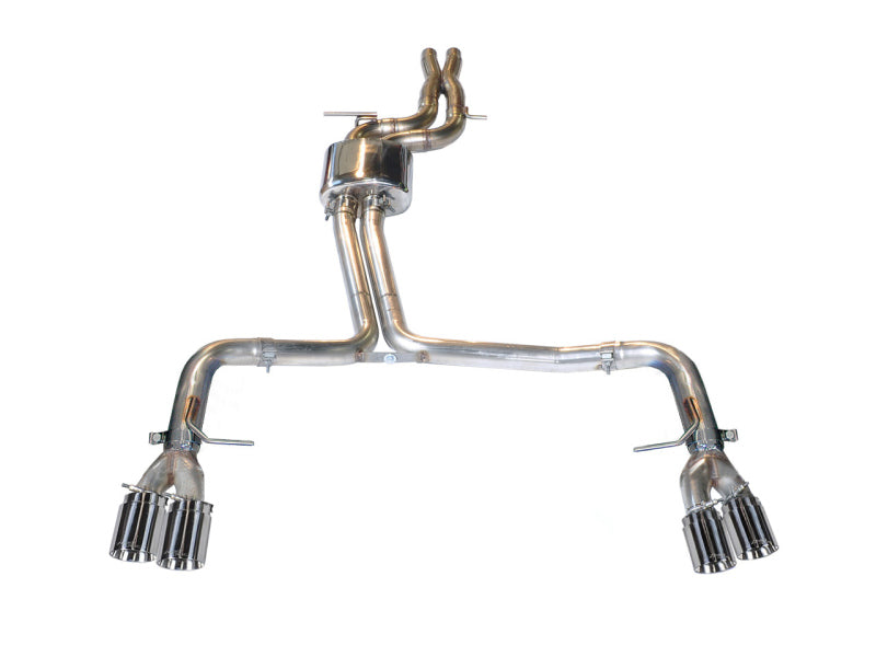 AWE Tuning Audi B8.5 S5 3.0T Track Edition Exhaust - Chrome Silver Tips (90mm) - Precision R