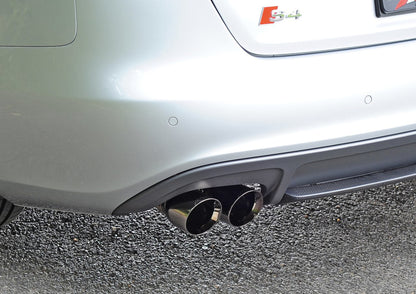 AWE Tuning Audi B8 / B8.5 S4 3.0T Touring Edition Exhaust - Diamond Black Tips (90mm) - Precision R