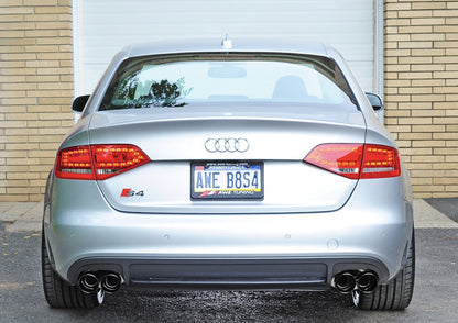 AWE Tuning Audi B8 / B8.5 S4 3.0T Touring Edition Exhaust - Diamond Black Tips (90mm) - Precision R