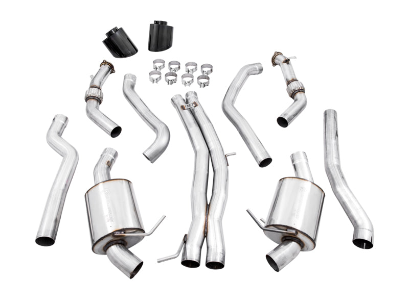 AWE Tuning Audi B9 RS5 Touring Edition Exhaust - w/ Diamond Black RS Tips - Precision R